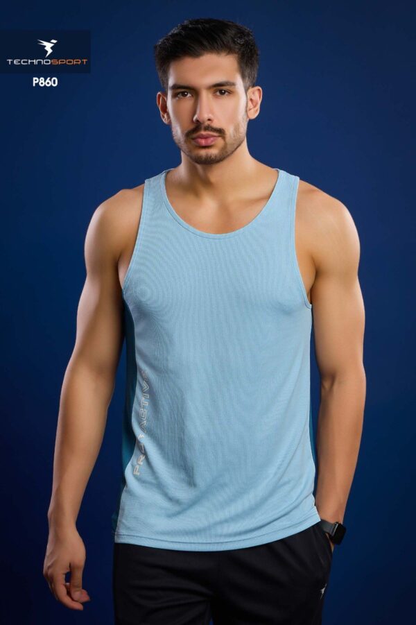 Technosport Crew Neck Gym Vest Sando (P757) Omphalos