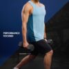 Technosport Crew Neck Gym Vest Sando (P757) Omphalos