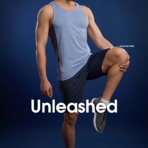 Technosport Crew Neck Gym Vest Sando (P860) Troposphere