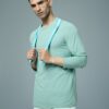 2024/10/1000560269.jpg Technosport Men Solid Slim Fit Round Neck Full Sleeves Sports T-shirt Lake Green Or27