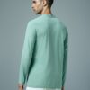 2024/10/1000560270.jpg Technosport Men Solid Slim Fit Round Neck Full Sleeves Sports T-shirt Lake Green Or27