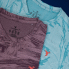 OR 60 Jacquard Crew Neck Half Sleeve T-shirt  North Atlantic