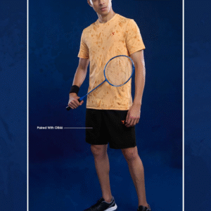 OR 60 Jacquard Crew Neck Half Sleeve T-shirt  Pumpkin