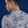 OR 60 Jacquard Crew Neck Half Sleeve T-shirt LT Grey