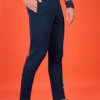 OR 69 Nevy Blue Men's Basic Straight Fit Track pants