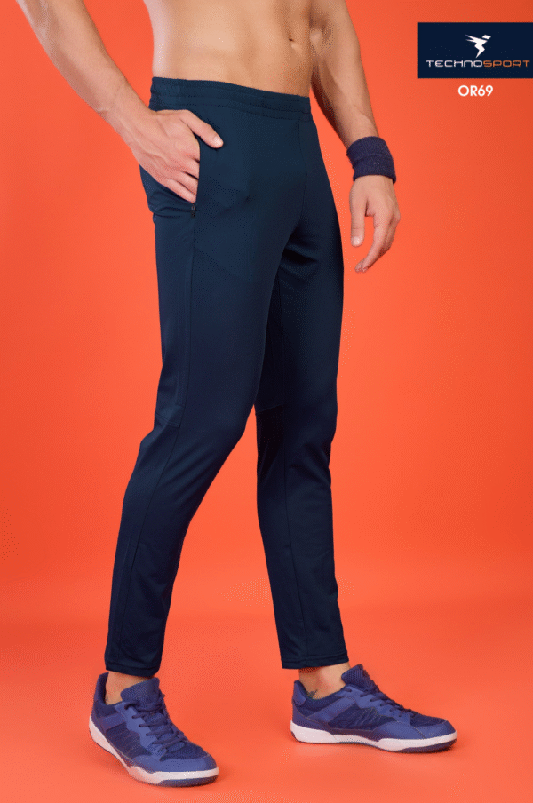 OR 69 Nevy Blue Men's Basic Straight Fit Track pants