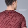 OR 60 Jacquard Crew Neck Half Sleeve T-shirt  Chocolate Truffle