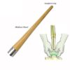 Sports Wooden Cricket Bat Grip Cone Applicator Knocking Hammer Wooden BAT Mallet Combo Pack