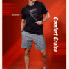2026/01/1000631443.png TECHNOSPORT Mens Regular Fit Solid Shorts for Gym, Workout & Sports Silver