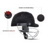 cricket helmet sg blazetech black small