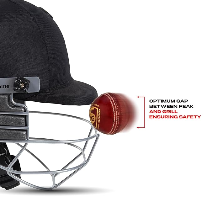 cricket helmet sg blazetech black small