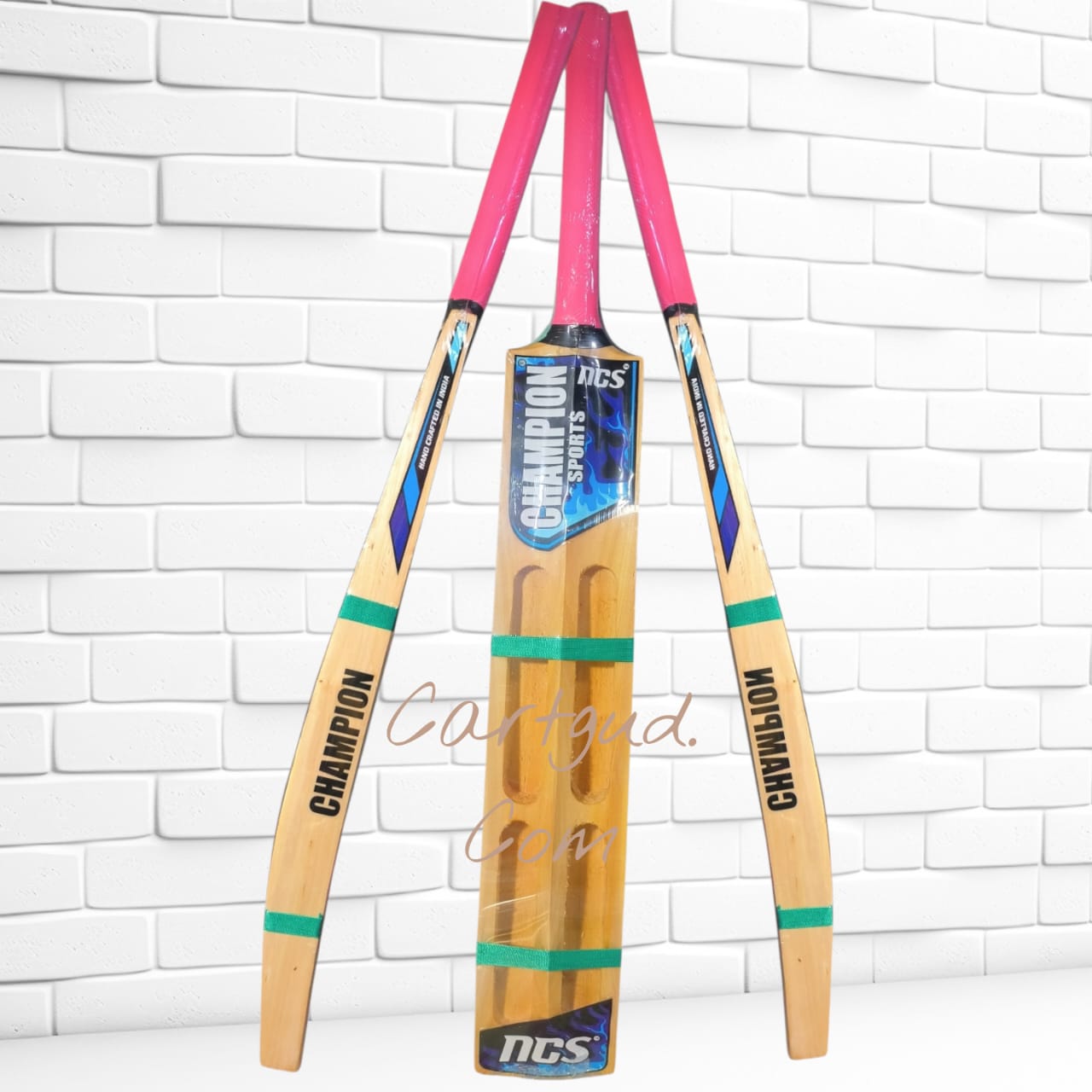 Champion Double Blade Tennis Kashmir Willow Cricket Bats Full Size for Men and Women (900gm to 1000gm)