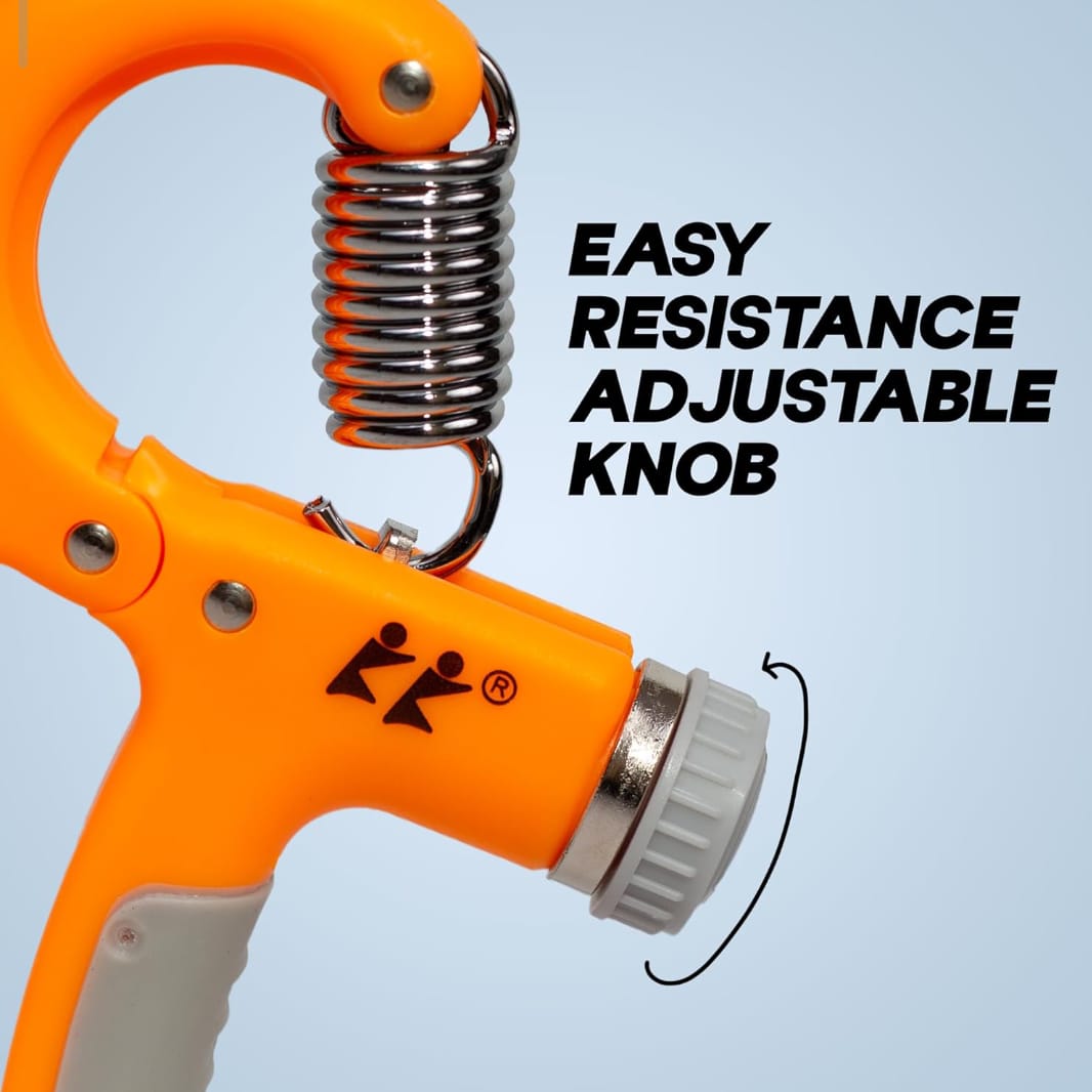 Konex Hand Gripper-Best Hand Exerciser Grip Strengthener Adjustable 10 Kg upto 60 Kg