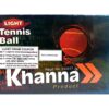 KHANNA Swastik (Solid Tennis Ball) Pack of 6 Balls RED