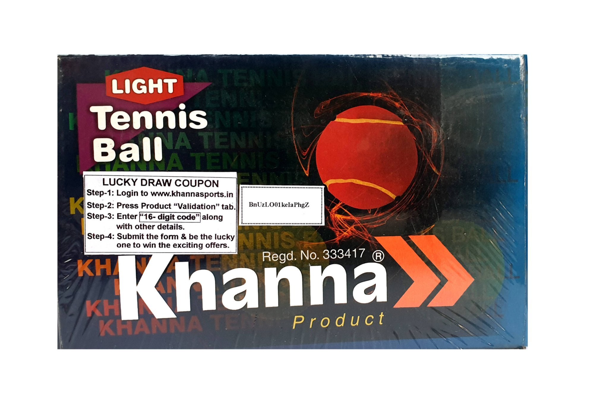 KHANNA Famex (Solid Tennis Ball) Pack of 6 Balls RED