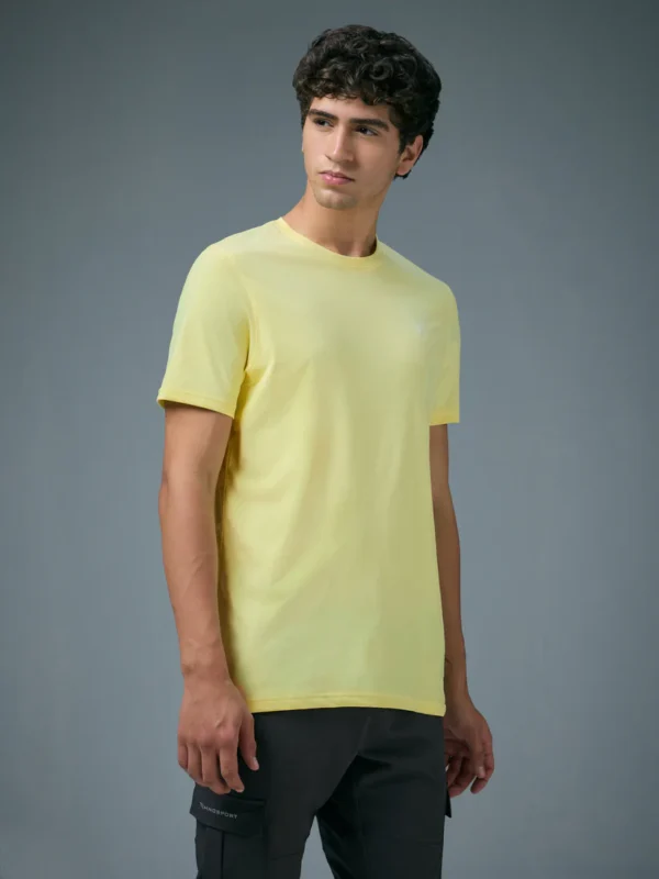 OR30WaxYellow_4 Amazing Technosport Active Men's Running T-Shirt – 7 Powerful Comfort Features Or 30