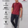 Amazing Technosport Active Men's Running T-Shirt – 7 Powerful Comfort Features Or 30