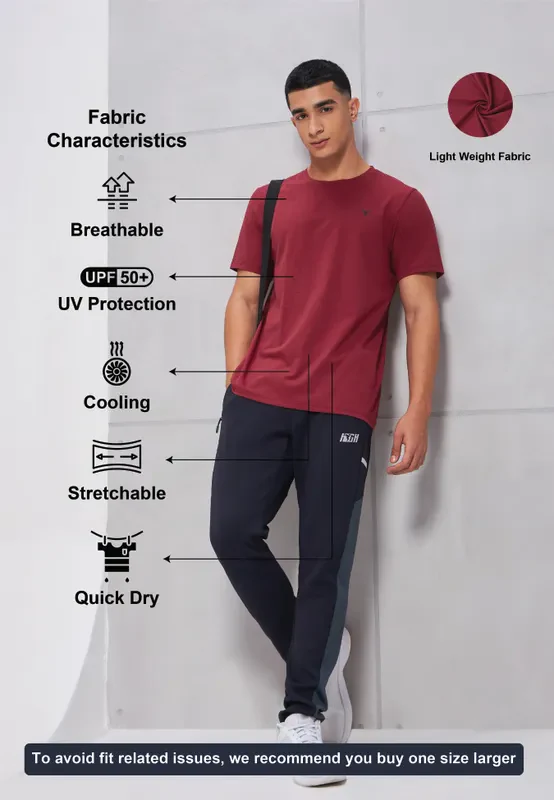 Amazing Technosport Active Men's Running T-Shirt – 7 Powerful Comfort Features Or 30