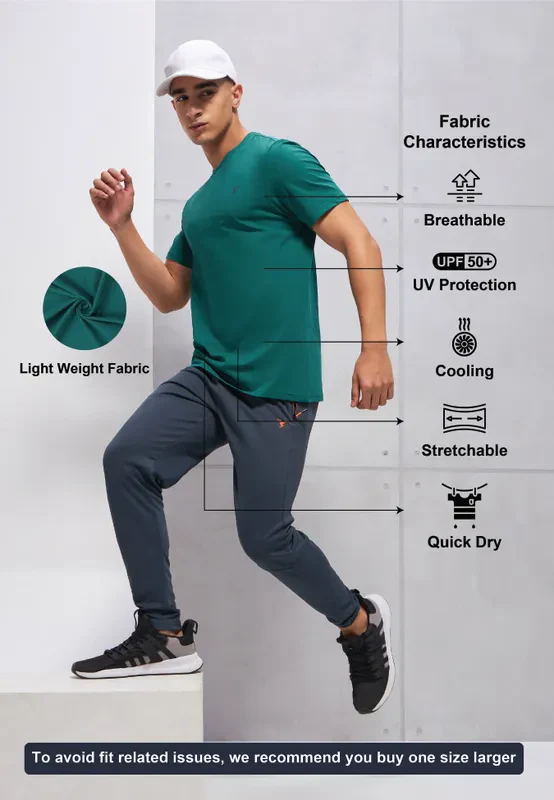 OR30_20BLUE_20TEAL_4_111aec6b-383c-41fd-8a94-4bd60bed9584 Amazing Technosport Active Men's Running T-Shirt – 7 Powerful Comfort Features Or 30