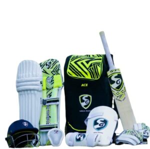 SG Premium Combo Cricket Kit SG Premium Combo Cricket Kit with Bat Pads Gloves Helmet and Bag