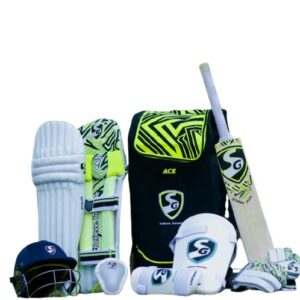 SG Premium Combo Cricket Kit SG Premium Combo Cricket Kit with Bat Pads Gloves Helmet and Bag