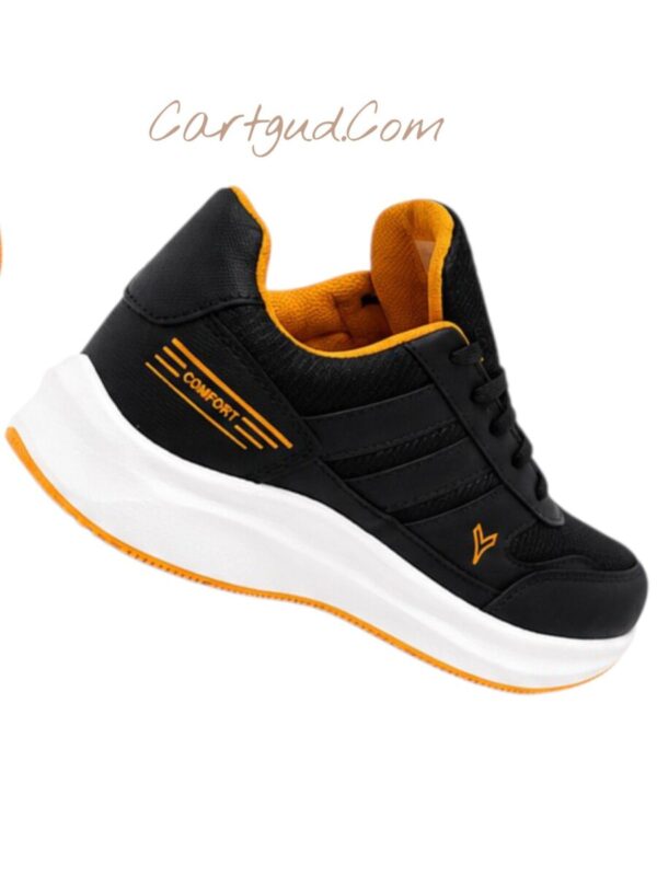 Y Sega Men's Sports Running Shoes | Lightweight Mesh Walking & Training Shoes | Navy Black comfort 2