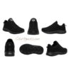 Y Sega Men's Sports Running Shoes | Lightweight Mesh Walking & Training Shoes | Black Cp01