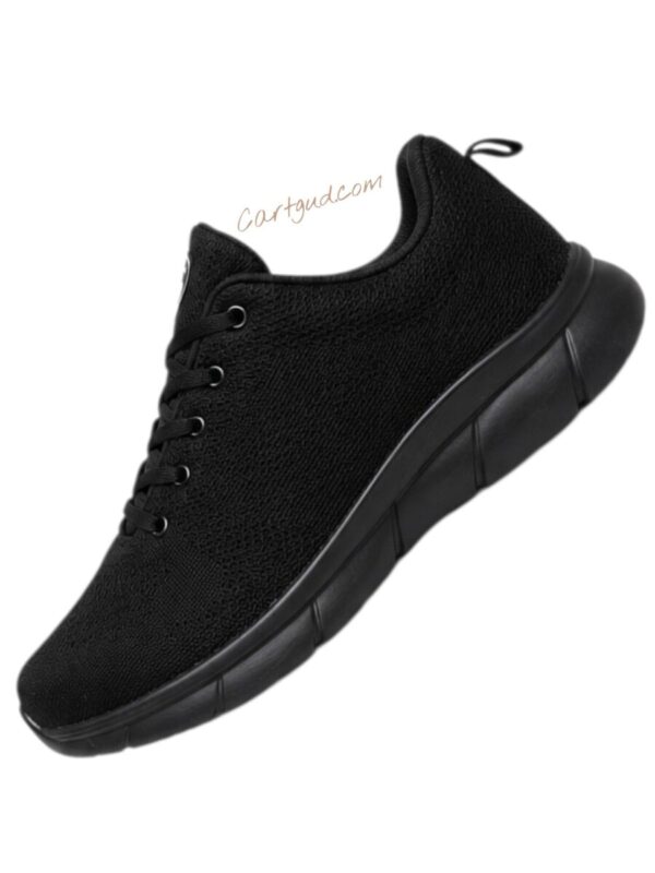 Y Sega Men's Sports Running Shoes | Lightweight Mesh Walking & Training Shoes | Black Cp01