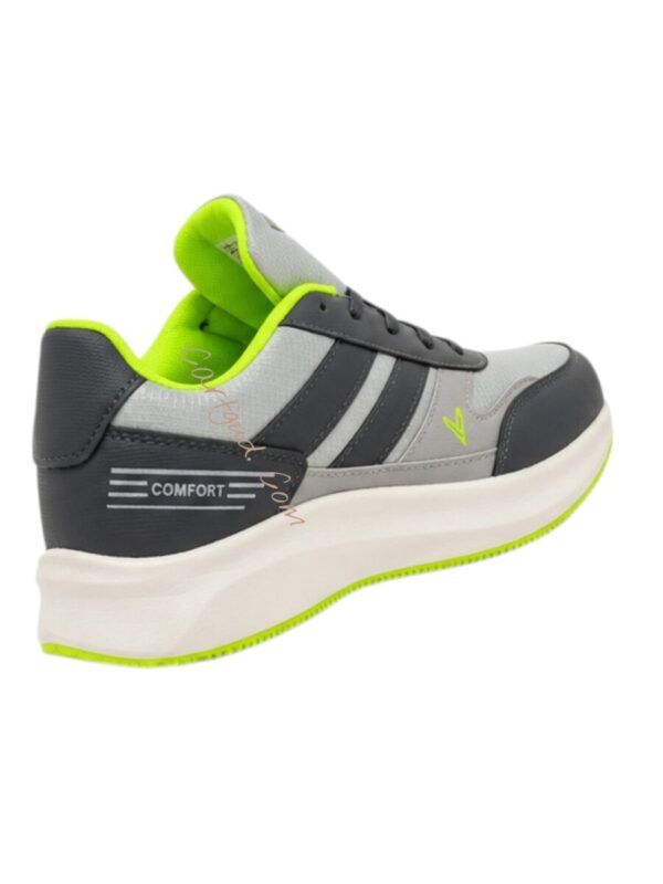 Y Sega Men's Sports Running Shoes | Lightweight Mesh Walking & Training Shoes | Light grey comfort 2