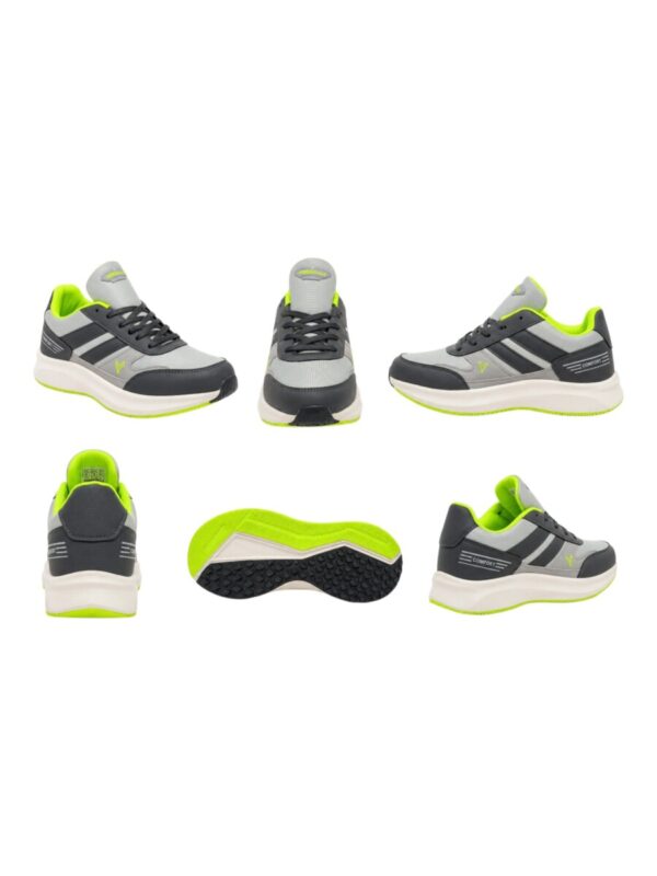 Y Sega Men's Sports Running Shoes | Lightweight Mesh Walking & Training Shoes | Light grey comfort 2