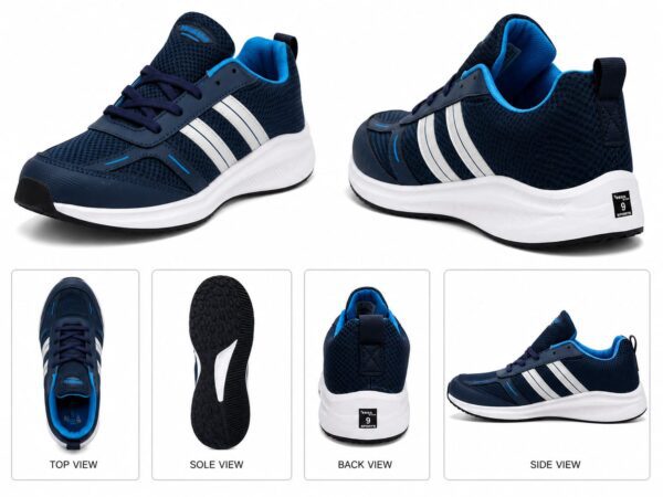 Y Sega Sports Shoes Back View